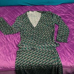 Just Fab midi wrap dress